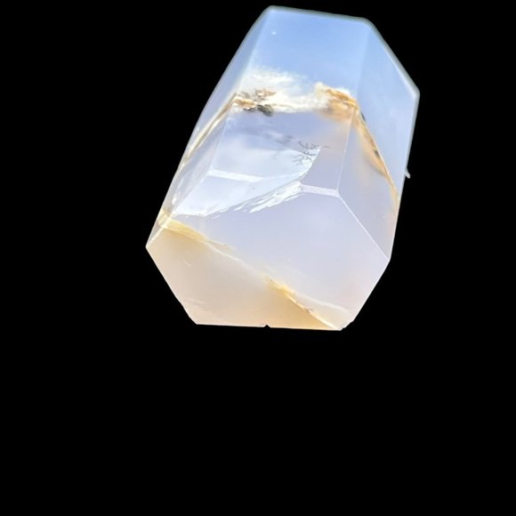 Blue Chalcedony Crystal Healing Stick Pointed Tower Formation Mineral Protection - Picture 5 of 8